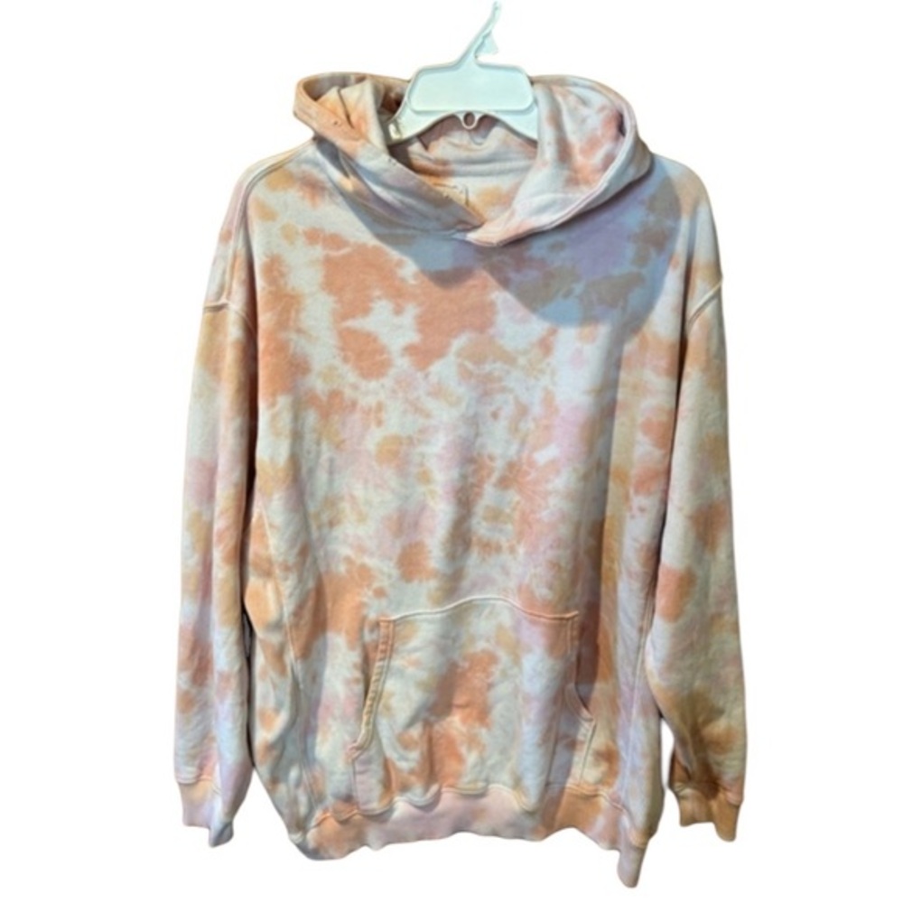 Aerie Shares of Pink Tye Dye Sweatshirt Size Large